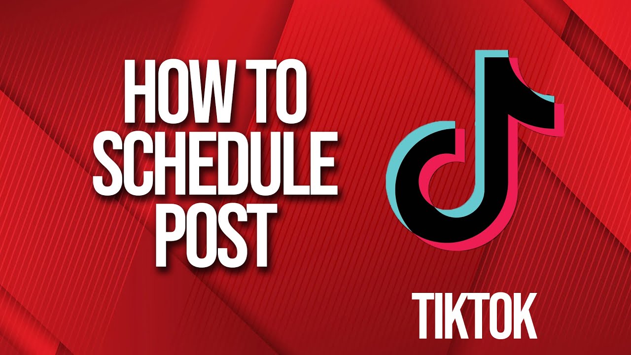 How to schedule posts on Tiktok 2024