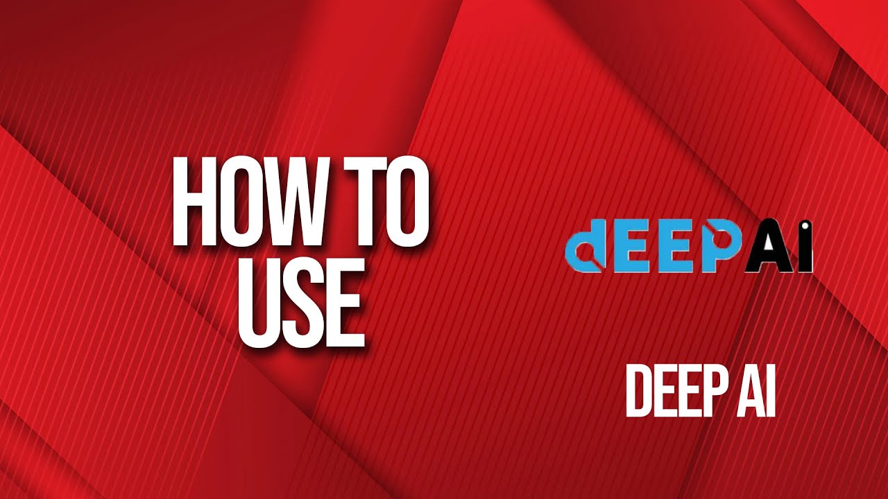 How to use DeepAI