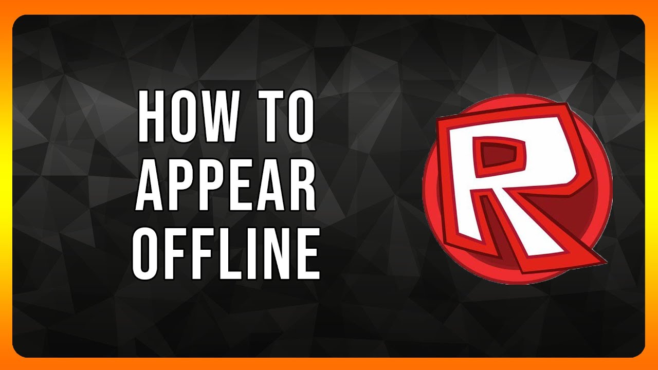 How to appear Offline in Roblox in 2024