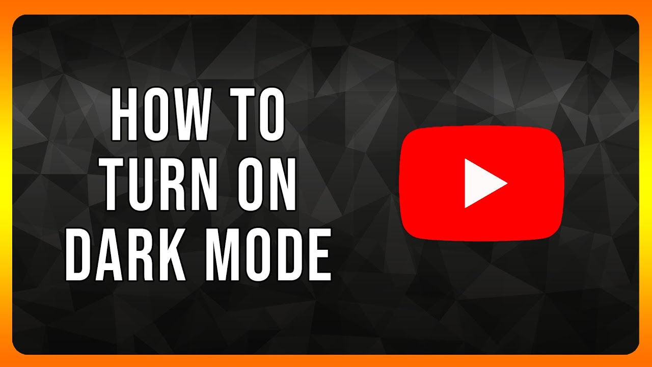How to turn on Dark Mode on Youtube in 2024