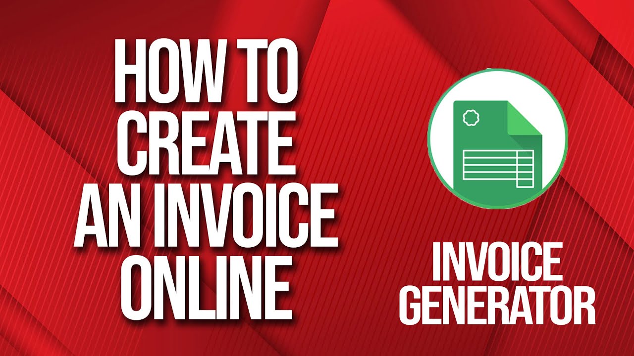How to create an Invoice online 2024