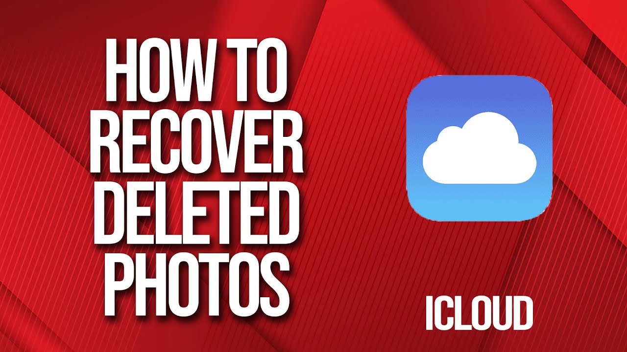 How to recover deleted Icloud photos