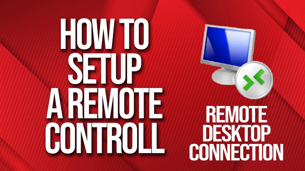 How to setup a remote control server on Windows 2024