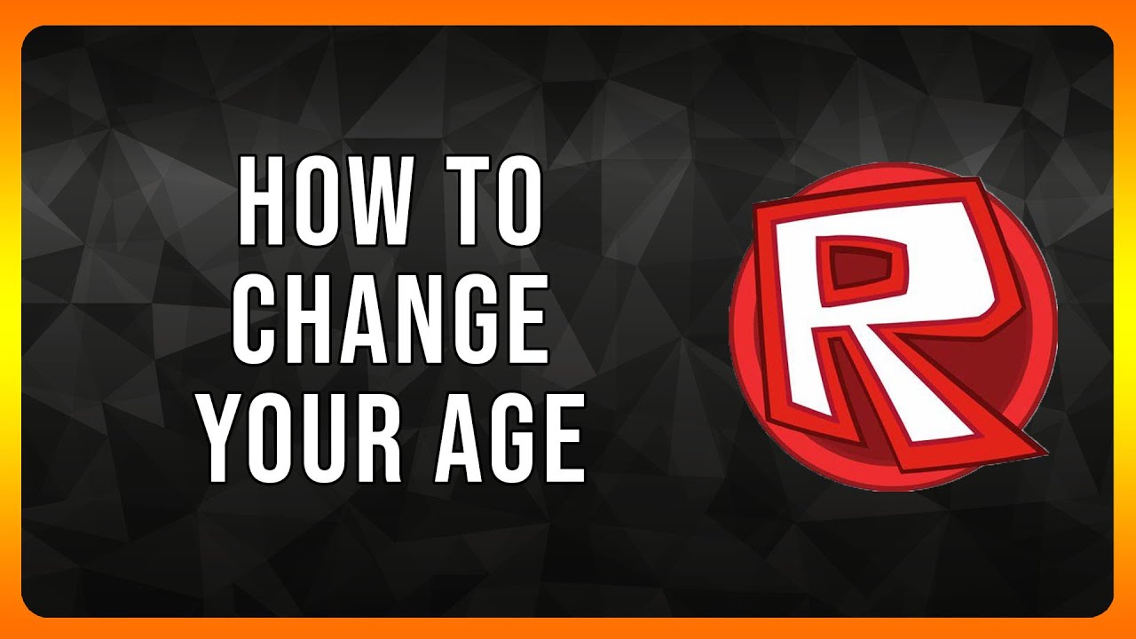 How to Change your Age in Roblox in 2024