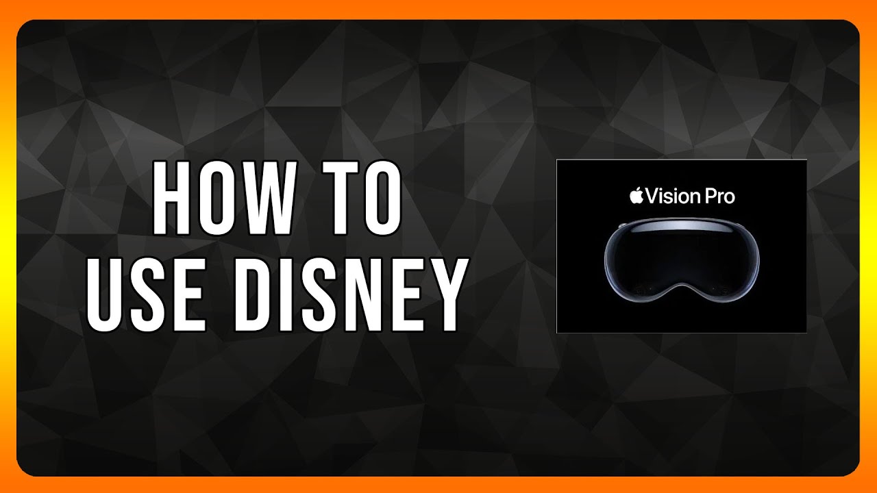 How to use Disney + on Apple Vision Pro