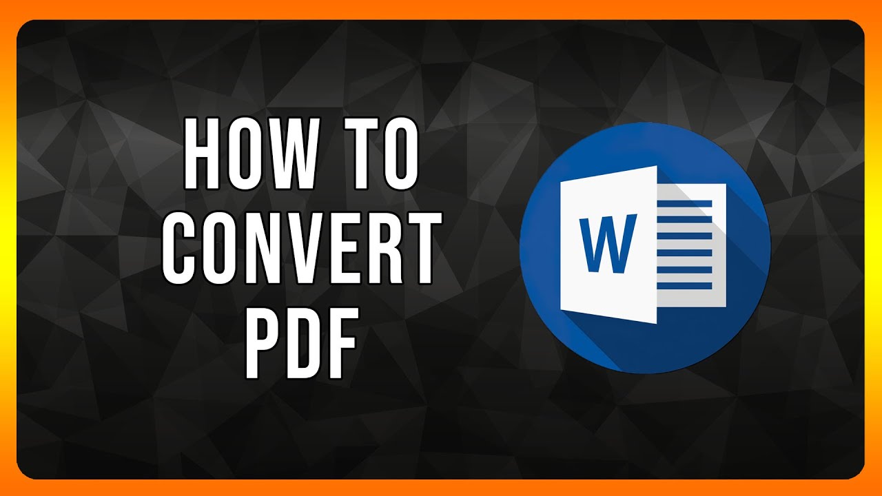 How to Convert PDF to Word Document in 2024
