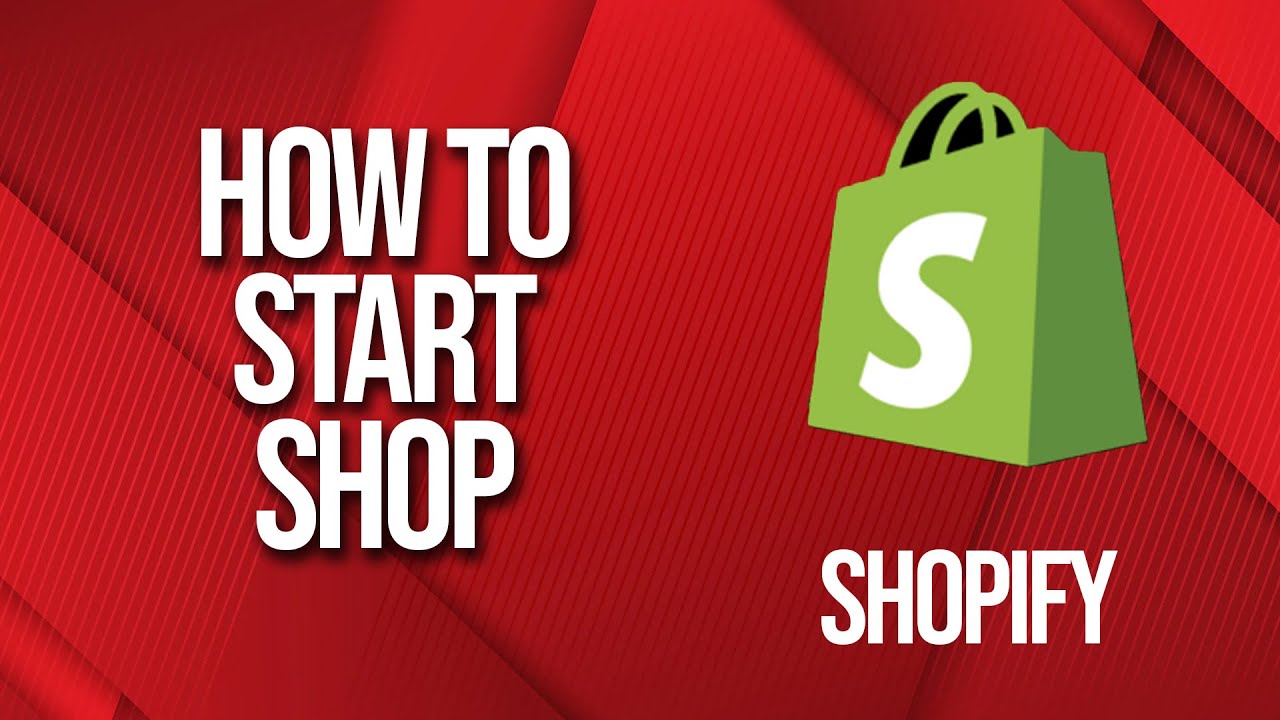 How to start Shopify Shop in 2024
