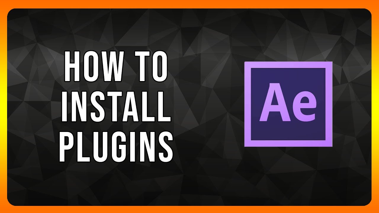 How to Install Plugins in Adobe After Effects in 2024