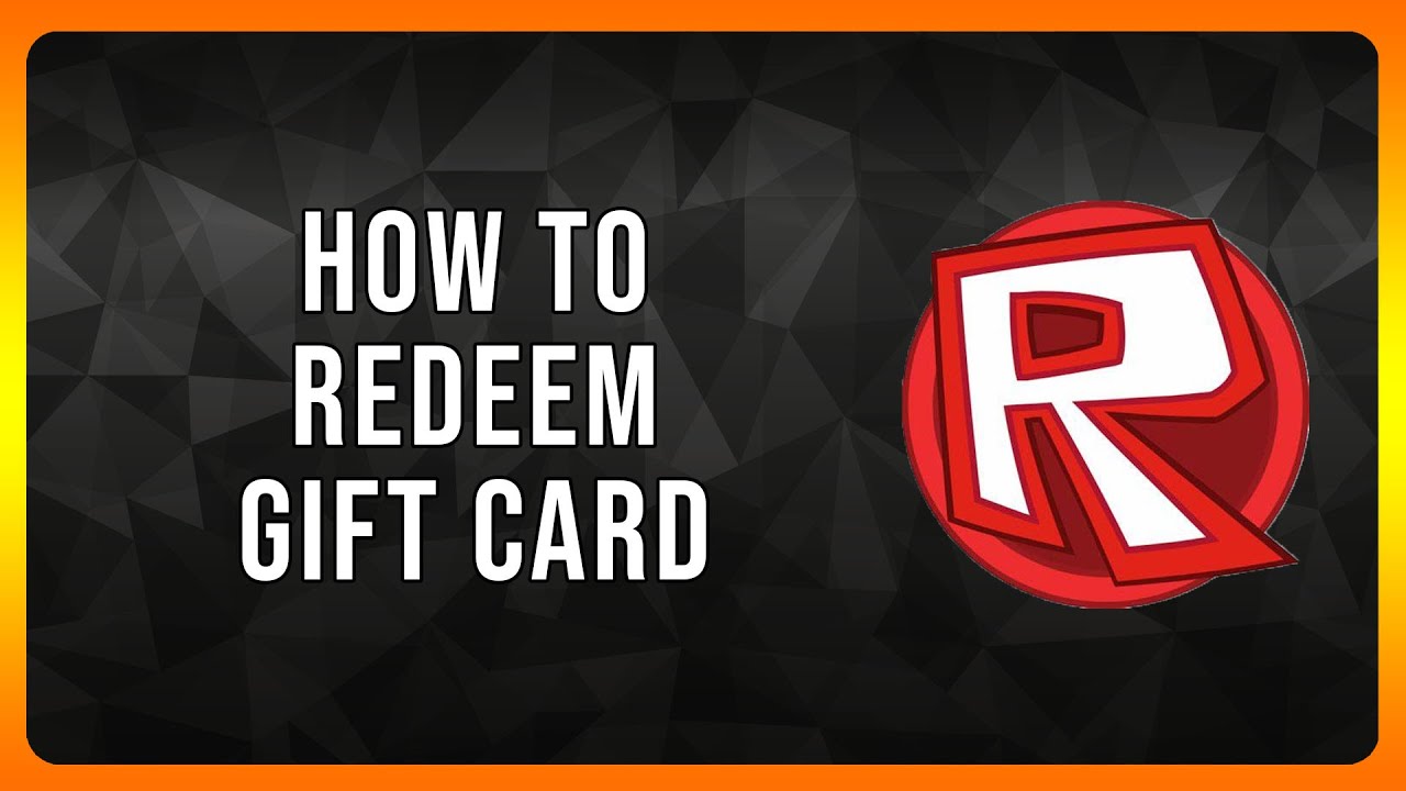 How to Redeem Roblox Giftcard in 2024