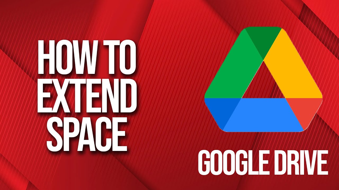 How to extend Google Drive space