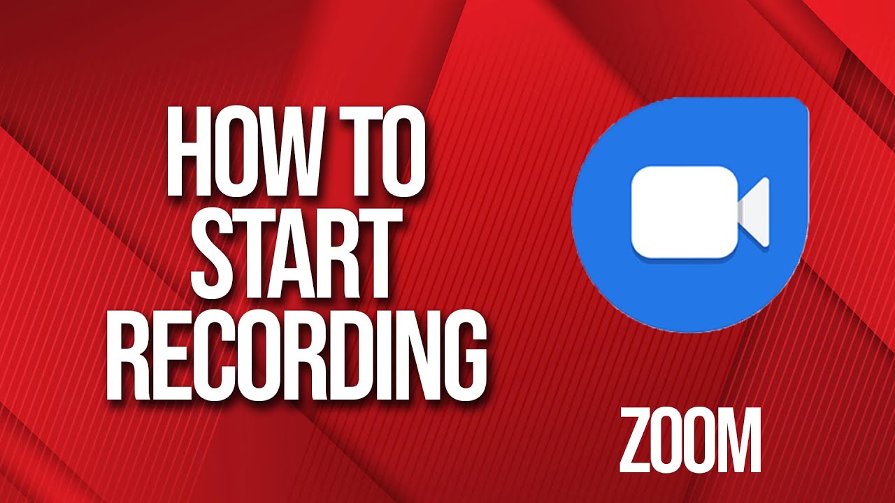 How to start recording in Zoom