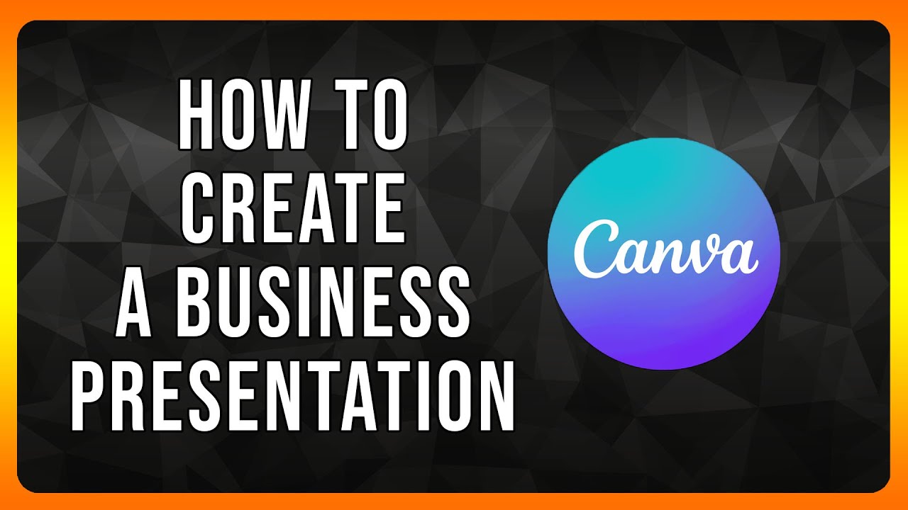 How to Create a Business Presentation in 2024 (Canva Tutorial)