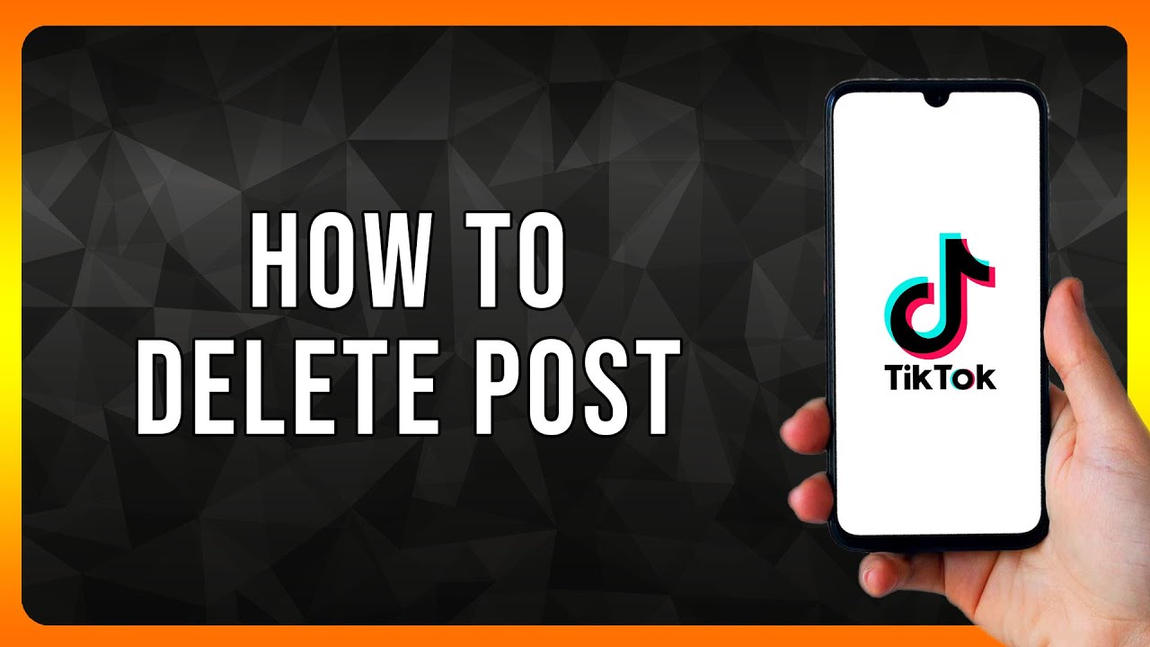 How to Delete Post on Tiktok in 2024