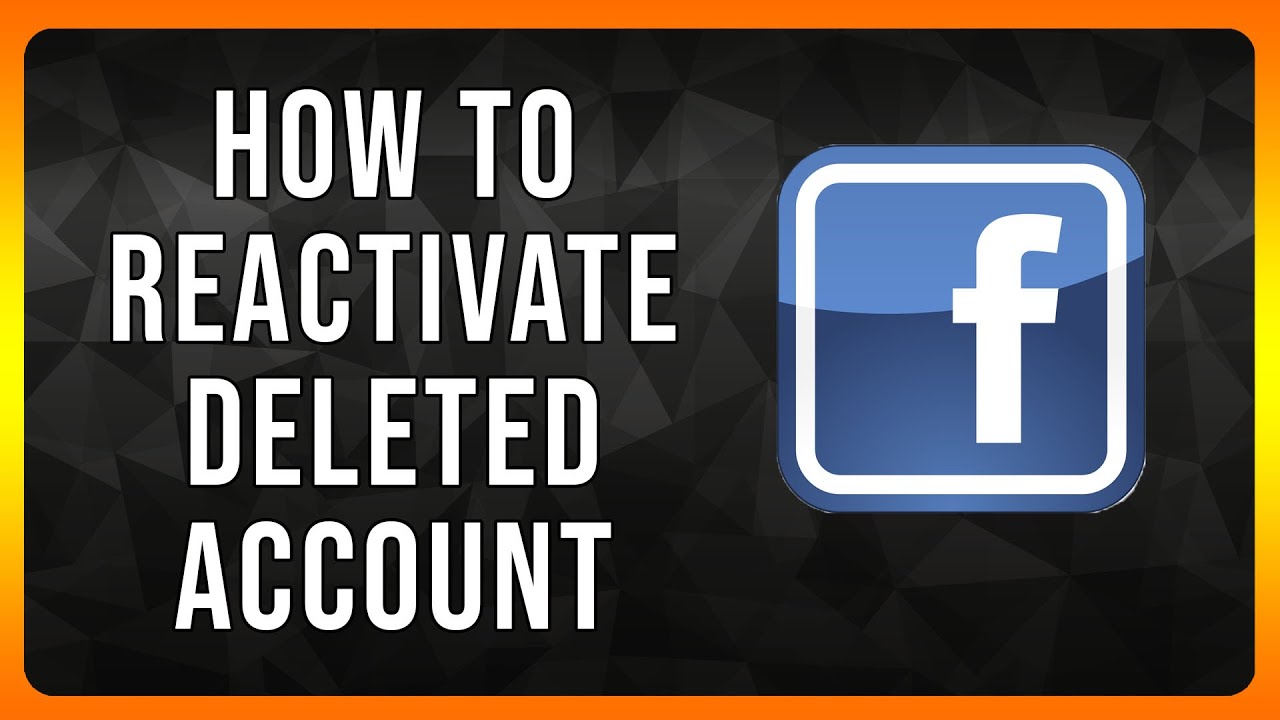 How to Reactivate Deleted Facebook Account in 2024