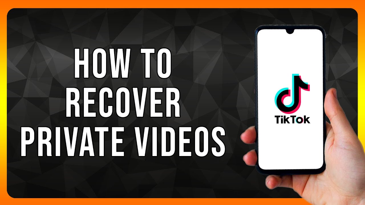 How to Recover Private Tiktok Videos in 2024