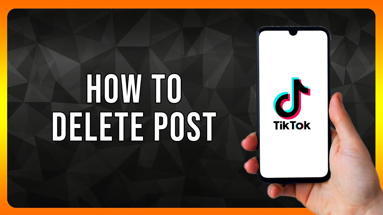 How to Delete Post on Tiktok in 2024