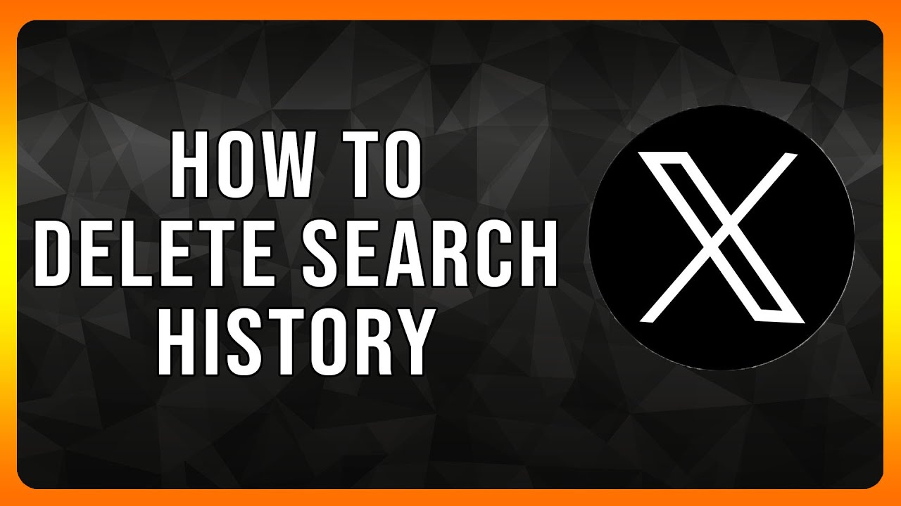 How to Delete X Search History in 2024
